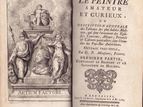 G. P. MENSAERT - Le Peintre amateur et curieux, ou: G. P. MENSAERT - Le Peintre amateur et curieux, ou Description générale des tableaux des plus habiles Maîtres, qui font l'ornement des églises, couvents (…) des Pays-Bas autrichiens. Bruxelles, 