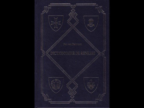 Jan VAN HELMONT - Dictionnaire de Renesse. Lexique: Jan VAN HELMONT - Dictionnaire de Renesse. Lexique héraldique illustré. Leuven, Jan Van Helmont, 1992. 2 volumes in-4, reliure d'édition. Les illustrations, en noir, forment le second volume.