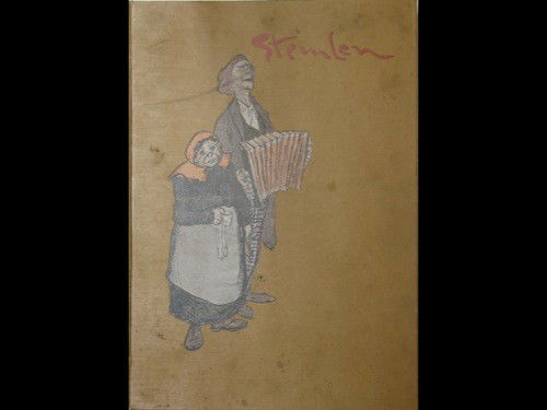 Théophile Alexandre STEINLEN (1859-1923) - Vier en: Théophile Alexandre STEINLEN (1859-1923) - Vier en twintig platen. Met medewerking en onder toezicht van den kunstenaar. Levensbechrijving en tekst van Leo LAUER. Met eene inleiding van Is. QUERIDO.