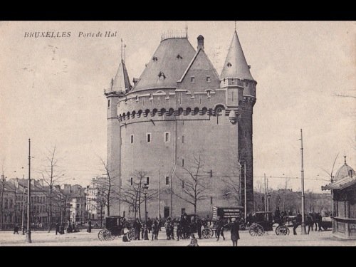 Bruxelles. Rue de la Régence, Sablon, Palais: Bruxelles. Rue de la Régence, Sablon, Palais de Justice, Porte de Hal. Ensemble 260 cartes postales.