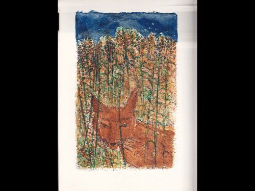 David Herbert LAWRENCE - Le Renard. Lithographies: David Herbert LAWRENCE - Le Renard. Lithographies originales en couleurs de Guy BARDONE. Paris, Les Médecins Bibliophiles, 1965. In-4, en feuilles, couverture brique, sous chemise et étui pleine toi