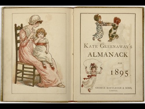 Kate GREENAWAY - Almanack for 1895. - 2