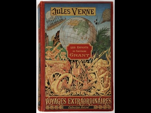 [Dos à l'ancre] Jules VERNE - Les enfants du capitaine: [Dos à l'ancre] Jules VERNE - Les enfants du capitaine Grant. Voyage autour du monde. 172 illustrations par Riou, gravées par Parmentier. Paris, J. Hetzel, Bibliothèque d'Éducation et de Récréat