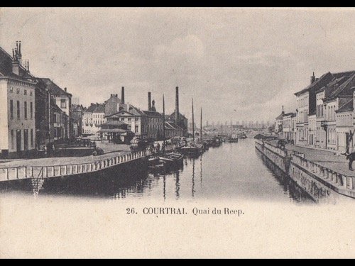 BRUGES, Courtrai... Environ 280 cartes postales semi-mo: BRUGES, Courtrai... Environ 280 cartes postales semi-modernes. RÃ©unies dans un classeur.