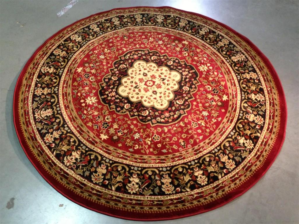 CLASSIC PERSIAN DESIGN ROUND RUG 8' x 8' (1 of 4)