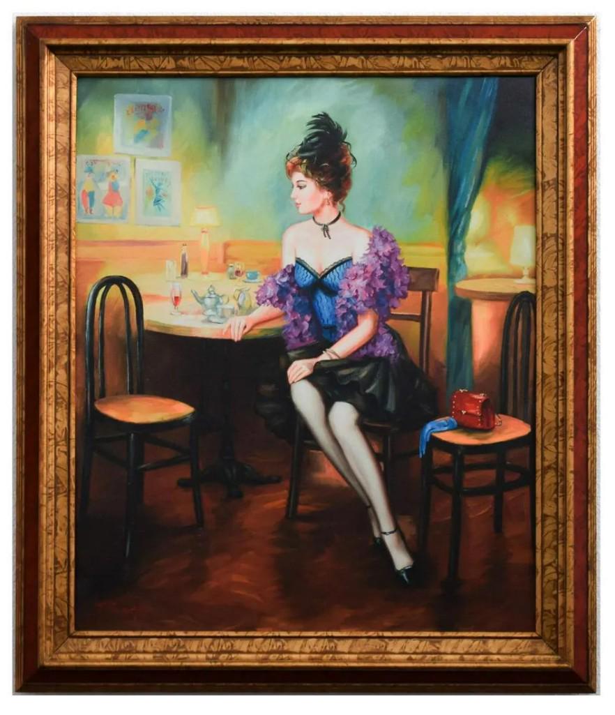 Taras Sidan,  "Dinner" Giclee on Canvas. Limited Edition - FRAMED (1 of 3)