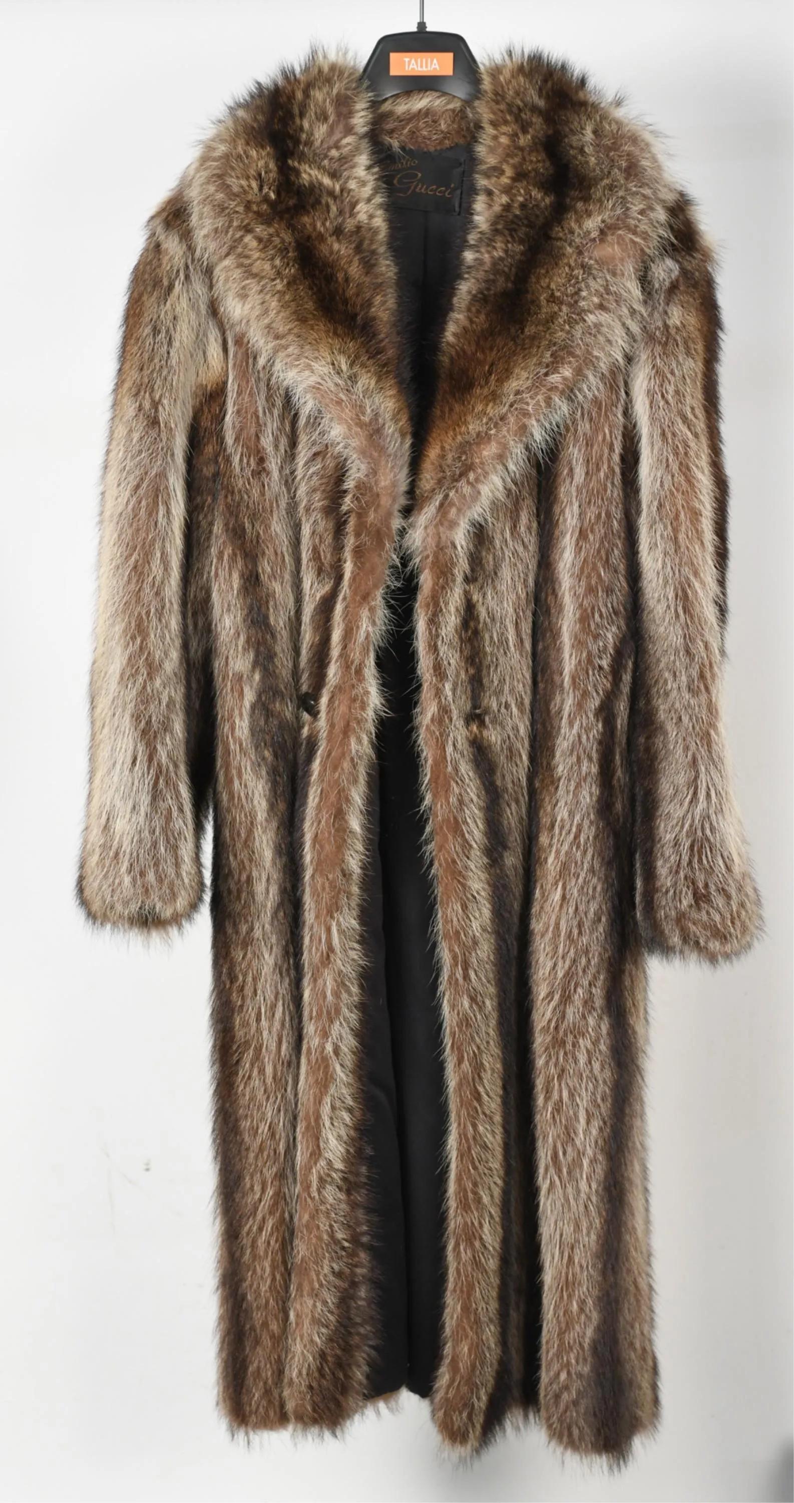 EMILIO GUCCI FULL LENGTH FUR COAT (1 of 6)