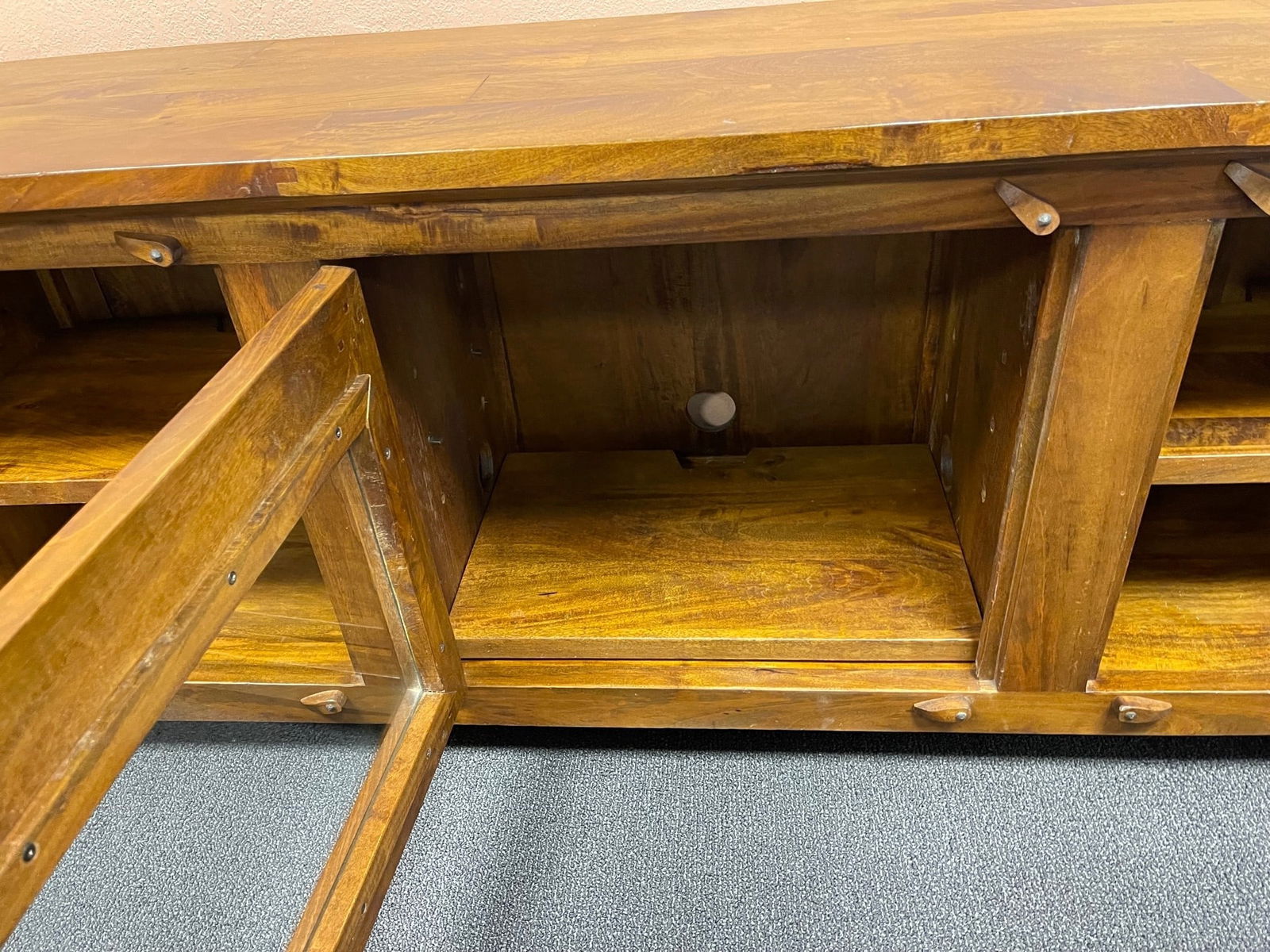 Teak Entertainment Cabinet - 7