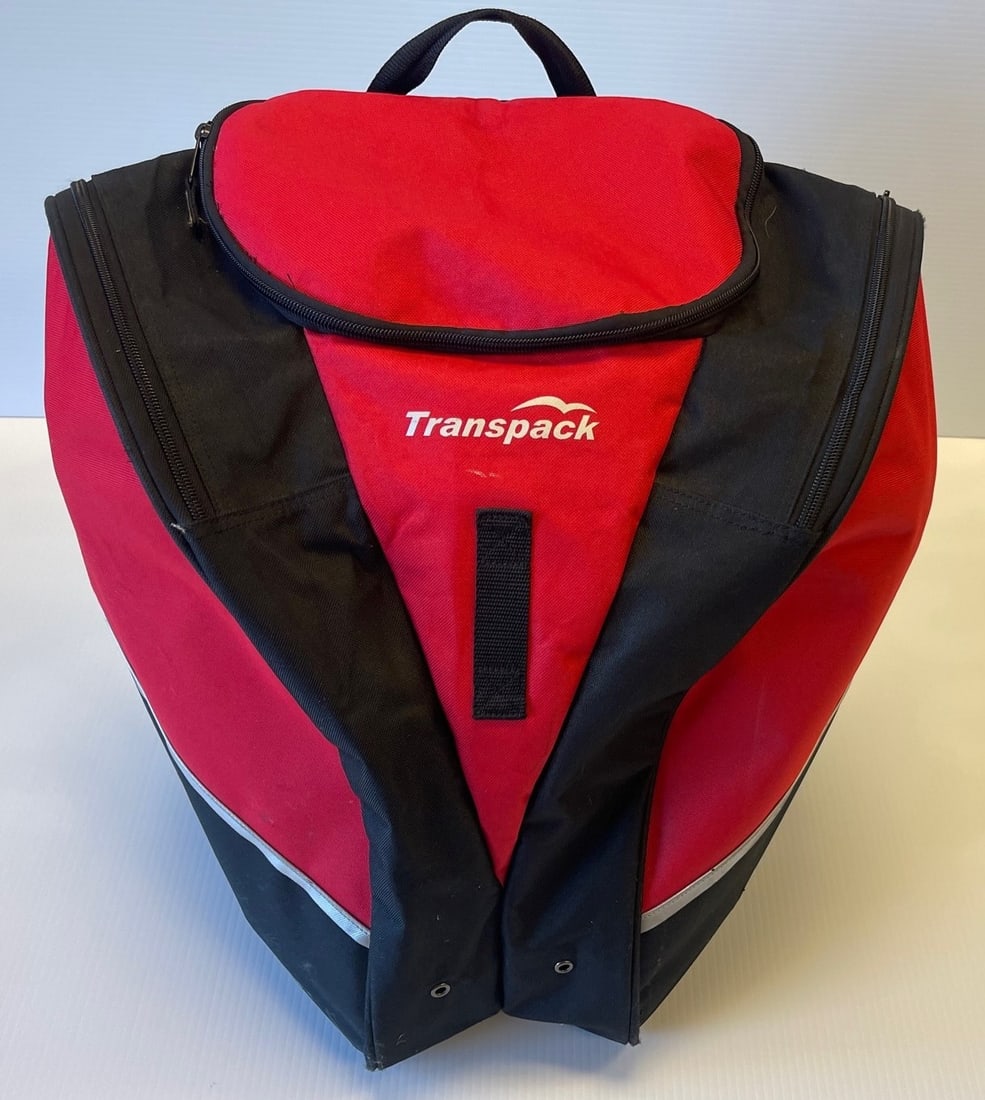 Transpack Ski Boot Bag - Red: Transpack Ski Boot Bag - Red