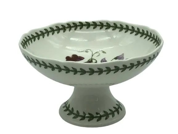 PORTMEIRION BOTANIC GARDEN PEDESTAL DISH 6.5": PORTMEIRION BOTANIC GARDEN PEDESTAL DISH 6.5"