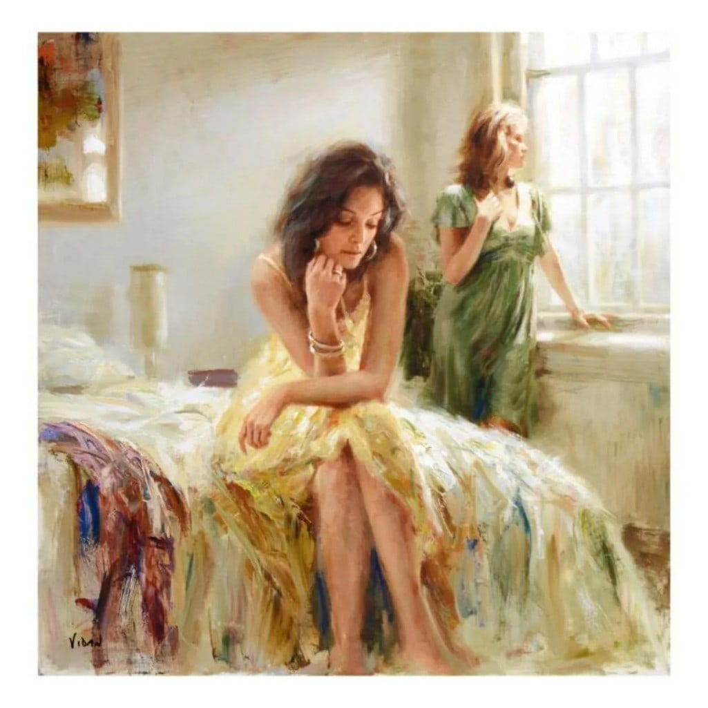 Vidan, "Afternoon Light" Limited Edition on Canvas: Afternoon Light is a limited edition gicl?e on canvas by Vidan, nephew and prot?g? of Pino (1939-2010). Numbered and hand signed by the artist. Includes Certificate of Authenticity. Measures approx. 3