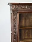 (2) OVERSIZED BAROQUE STYLE WINGBACK ARMCHAIRS - 5
