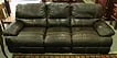 BASSETT LEATHER RECLINING SOFA (1 of 1)