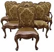 (6) THOMASVILLE LEATHER-SEAT DINING CHAIRS (1 of 2)