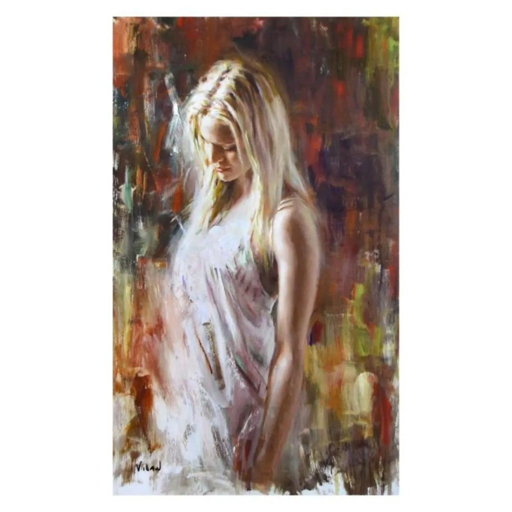 Vidan, "Dreams" Limited Edition on Canvas - Hand signed: "Dreams" is a limited edition giclee on canvas by Vidan, nephew and protege of Pino (1939-2010). Numbered and hand signed by the artist. Includes Certificate of Authenticity. Measures approx. 18" x