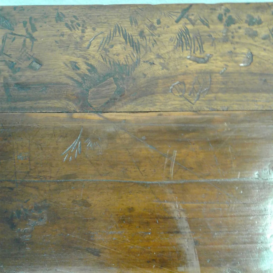 Asian Hand Carved Buffet Table - 9