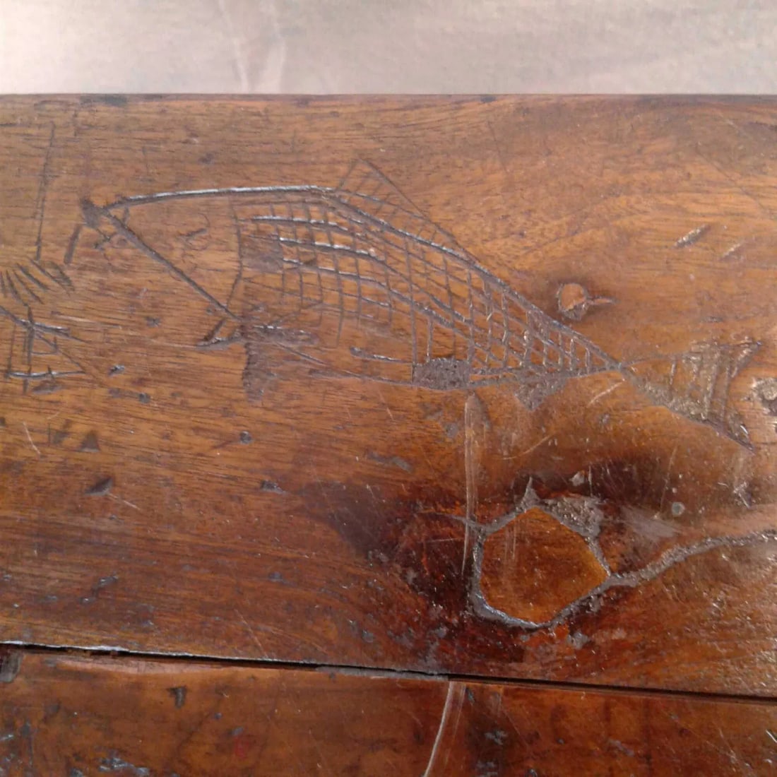 Asian Hand Carved Buffet Table - 11