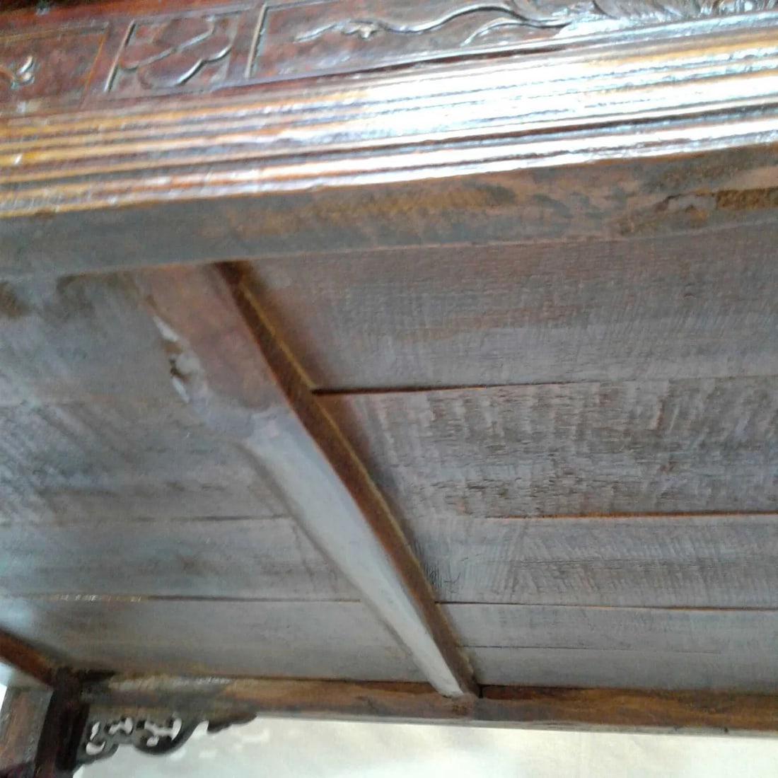 Asian Hand Carved Buffet Table - 14
