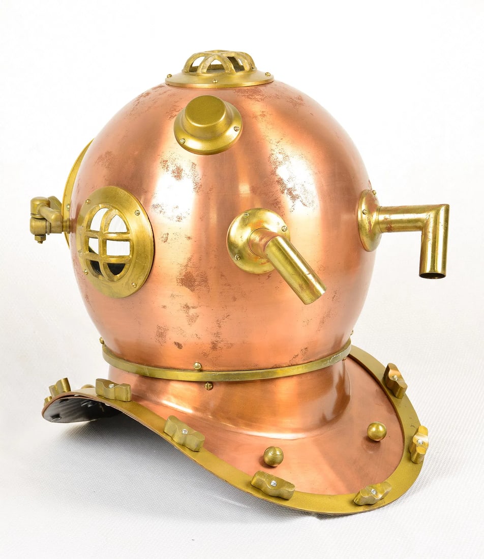 Copper / Brass Diving Helmet - 2