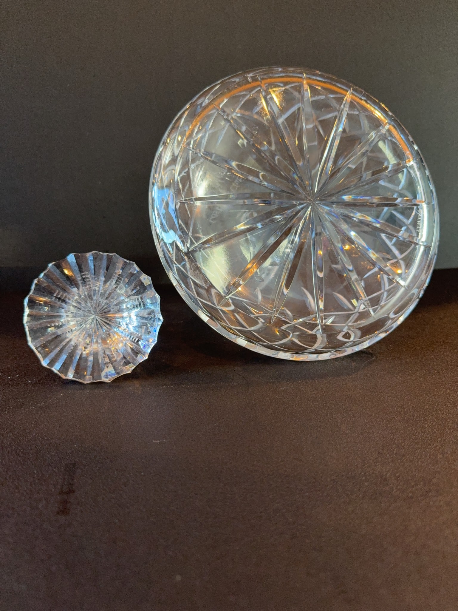 Cut Crystal Decanter with Stopper - 11