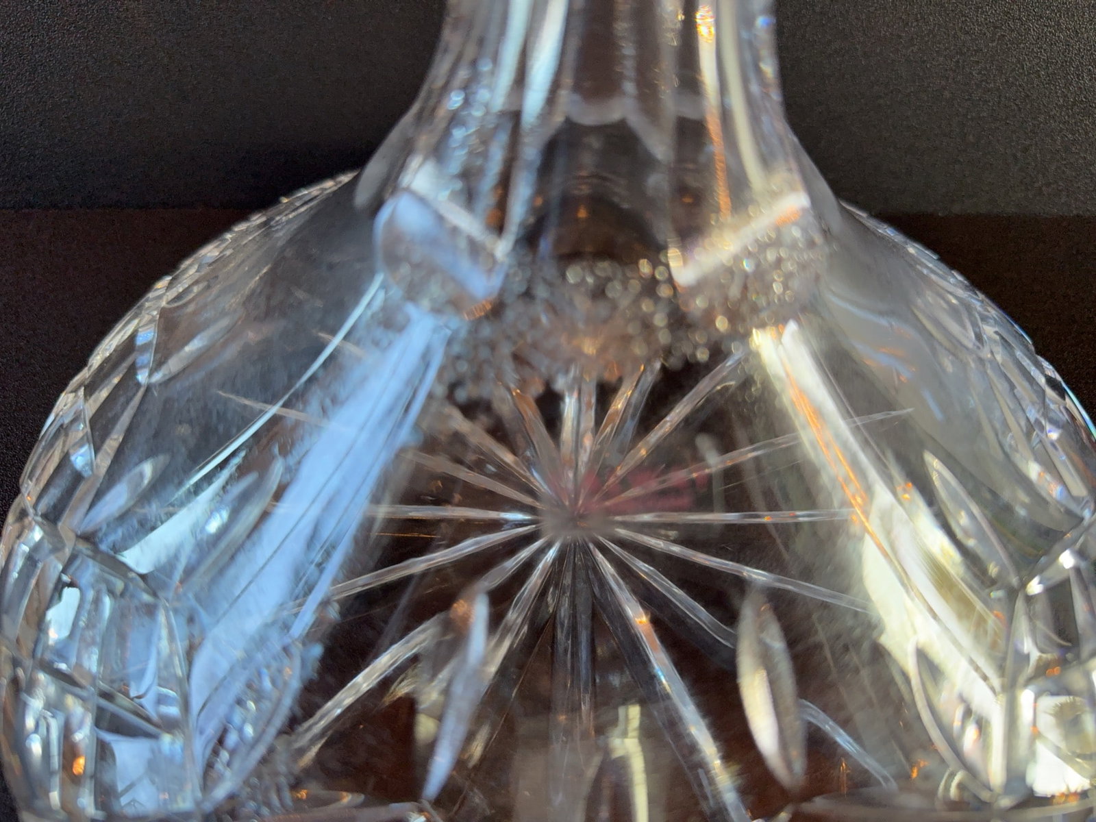 Cut Crystal Decanter with Stopper - 3