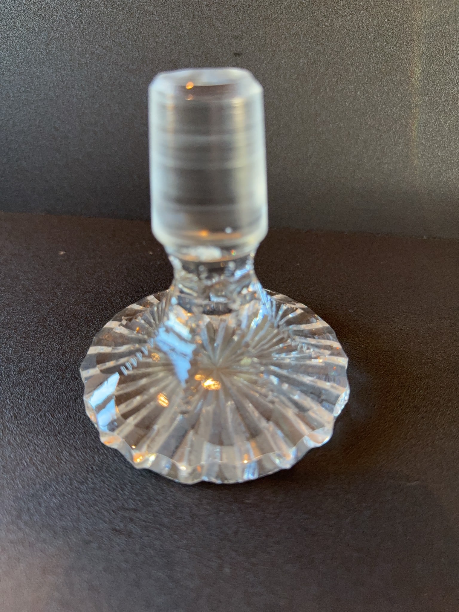 Cut Crystal Decanter with Stopper - 6