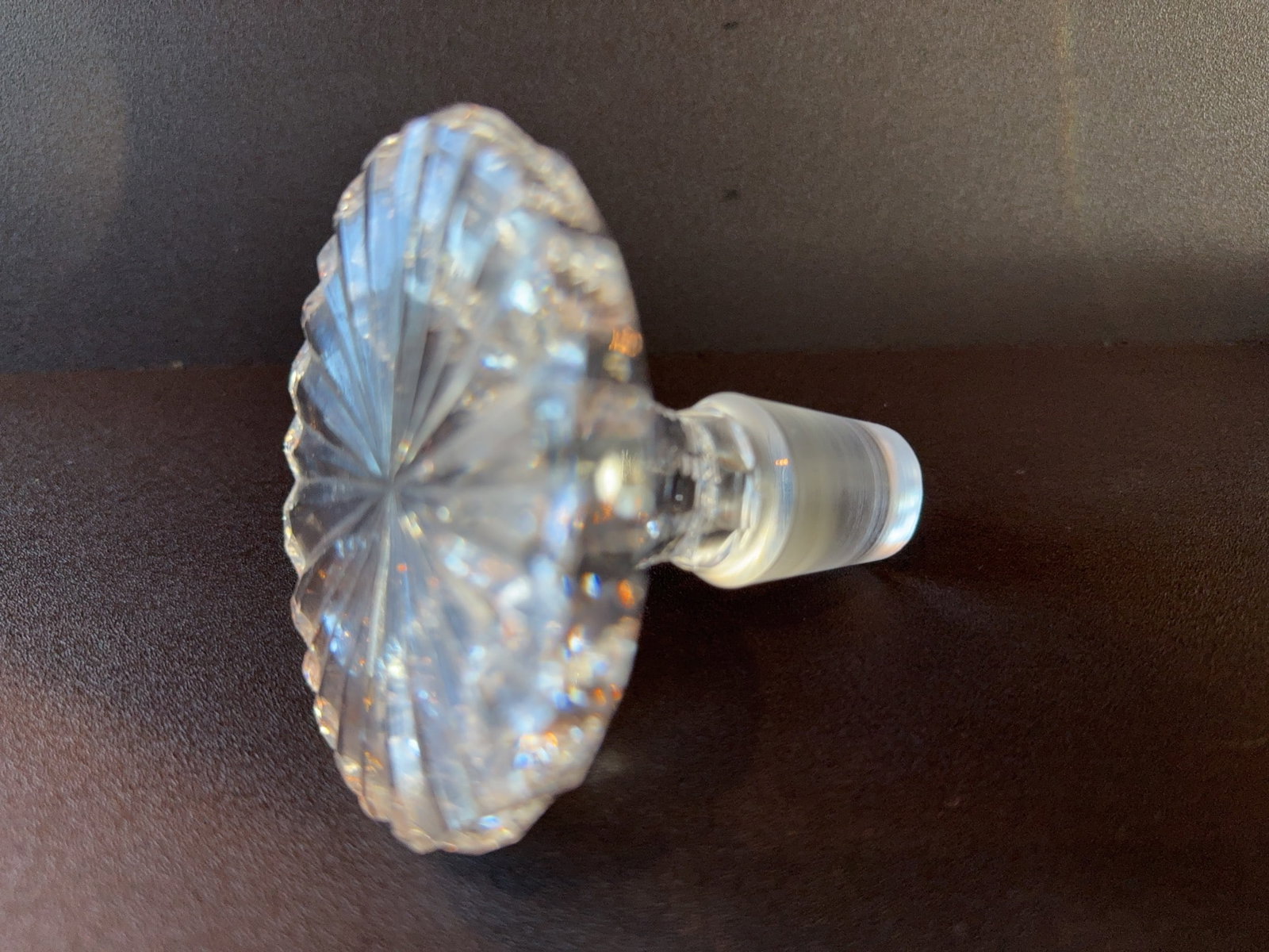 Cut Crystal Decanter with Stopper - 7