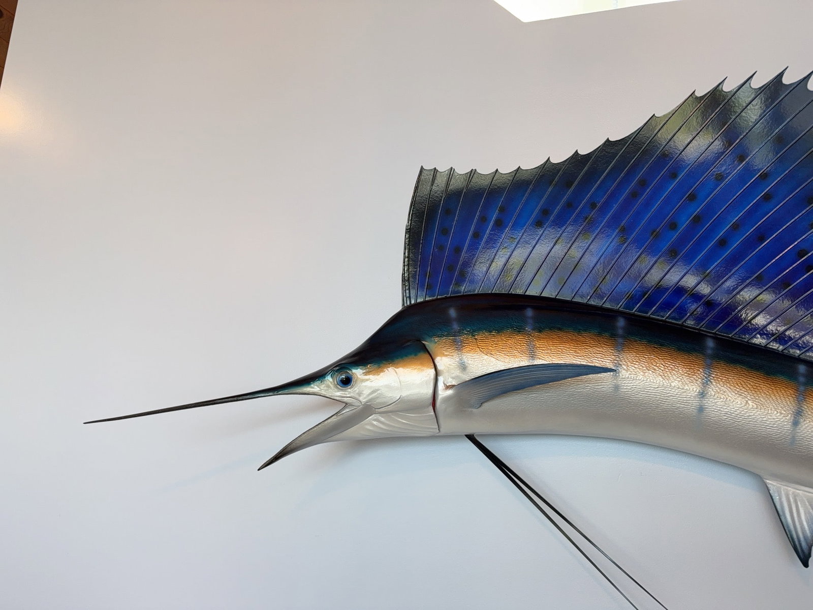 80" Large Sailfish Wall Mount Replica - 3
