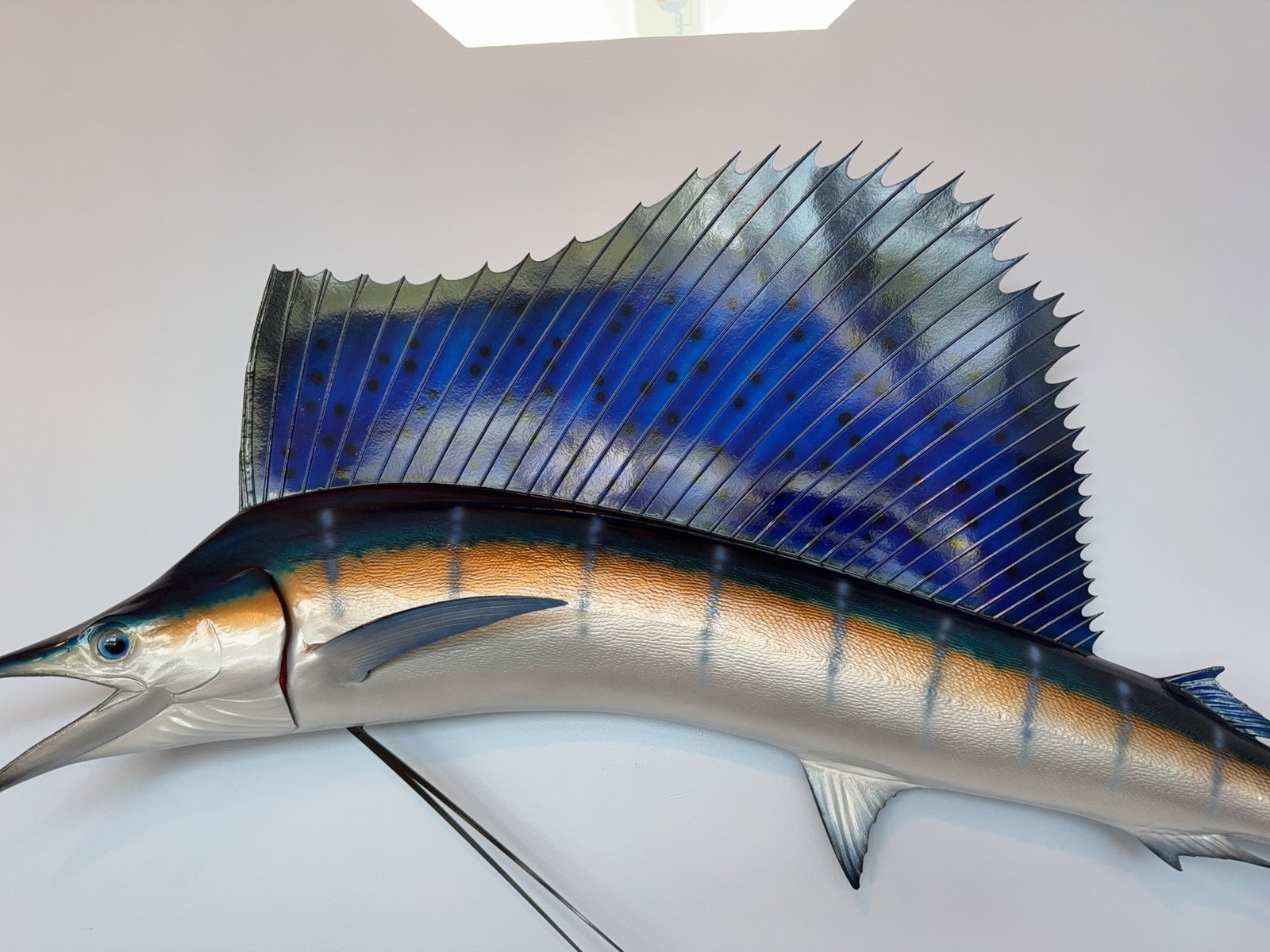 80" Large Sailfish Wall Mount Replica - 4