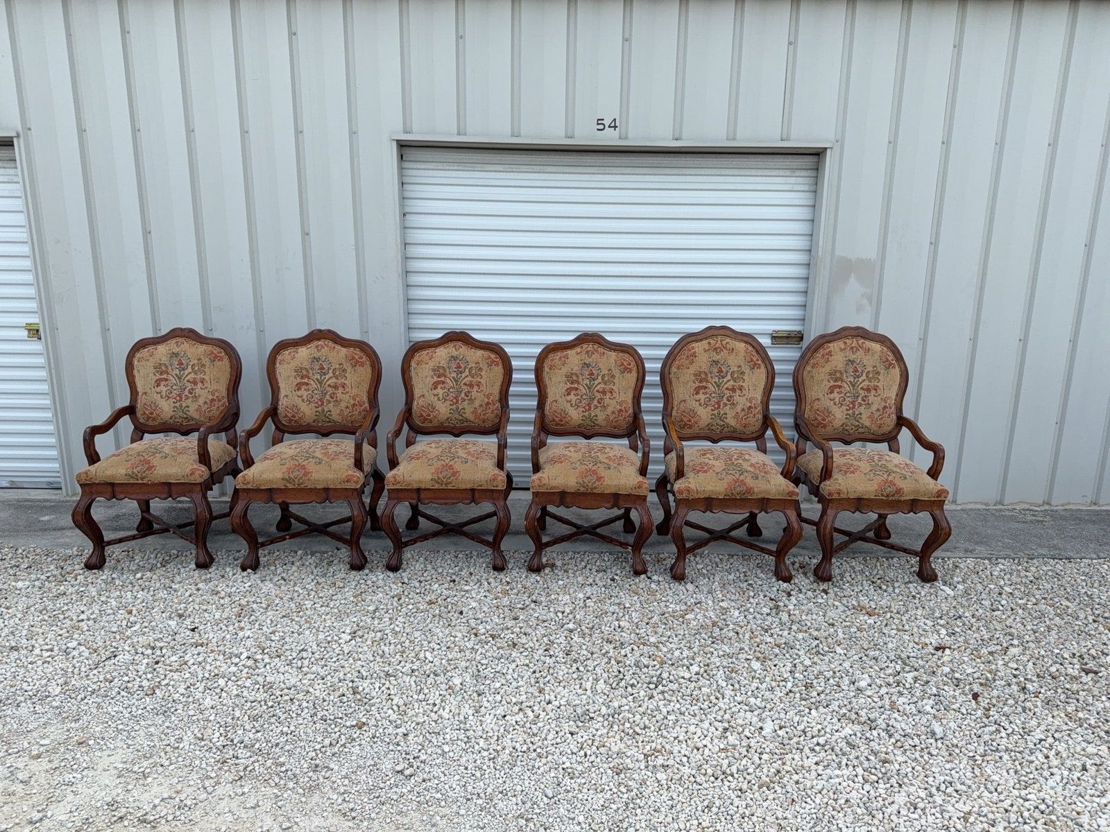 6 Bernhardt Upholstered Dining Chairs - 20