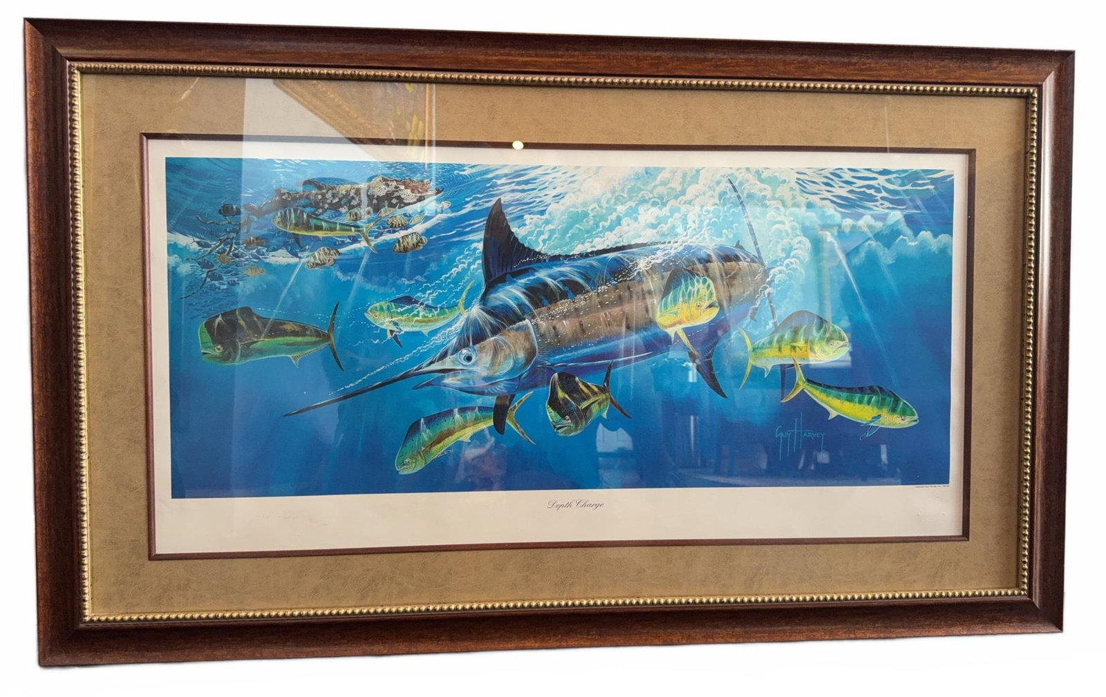 Guy Harvey "Depth Charge" Limited Edition Signed Print (1 of 8)