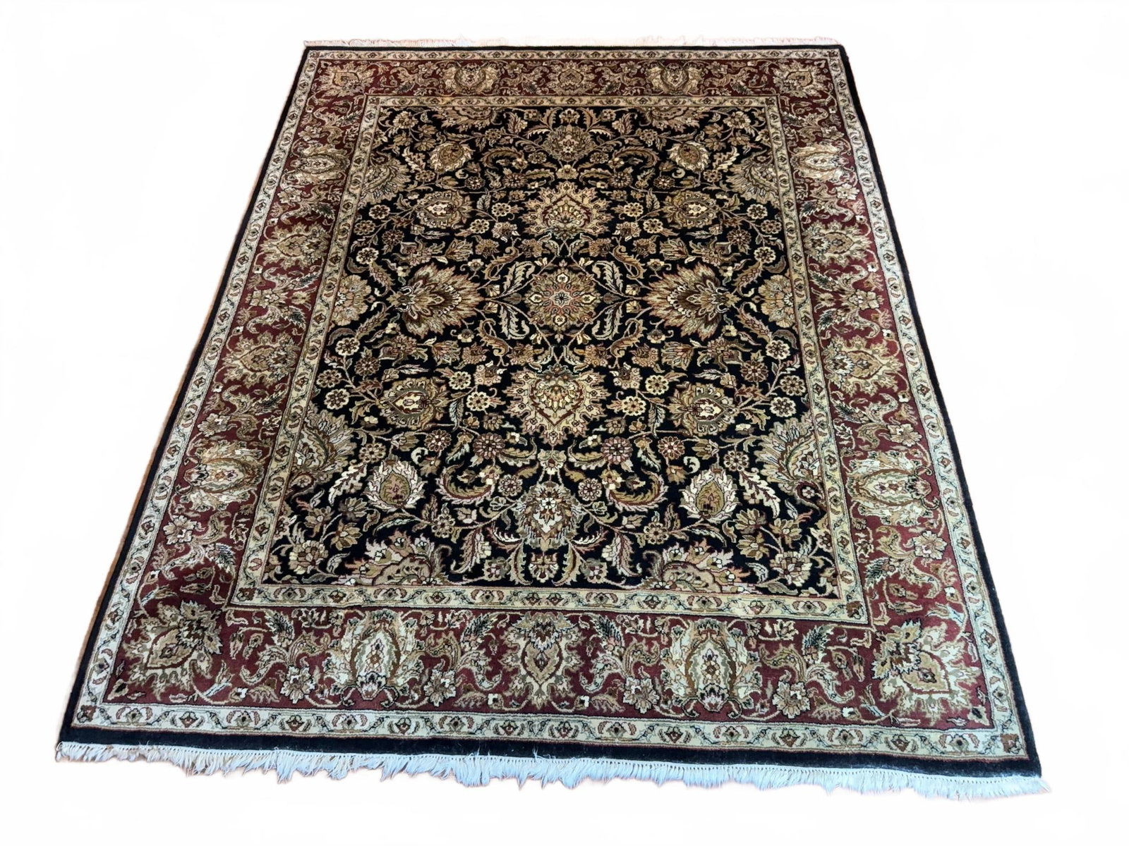 10' X 8' Oriental Rug with Floral Motif (1 of 20)