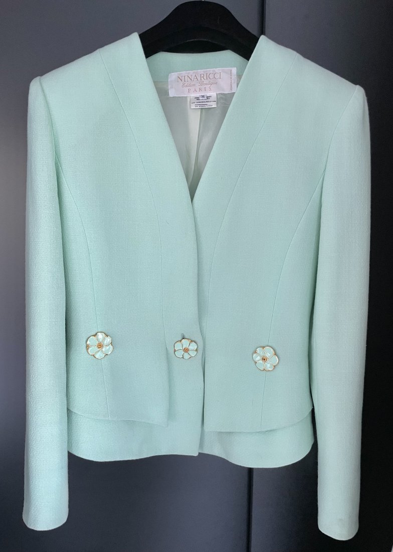 Ladies' limited edition jacket from "NINA RICCI" boutique. PARIS. (1 of 3)