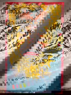 Somewhere Over the Rainbow, 2020: ArpVerdeacqua -Alessandro Ramella Pralungo was born in Biella on July 5, 1974. Italian Expressionist and Pop Art artist. 2020 Milan exhibition "Obsession" Galleria Cael Pipin March 2020, Parma Italian