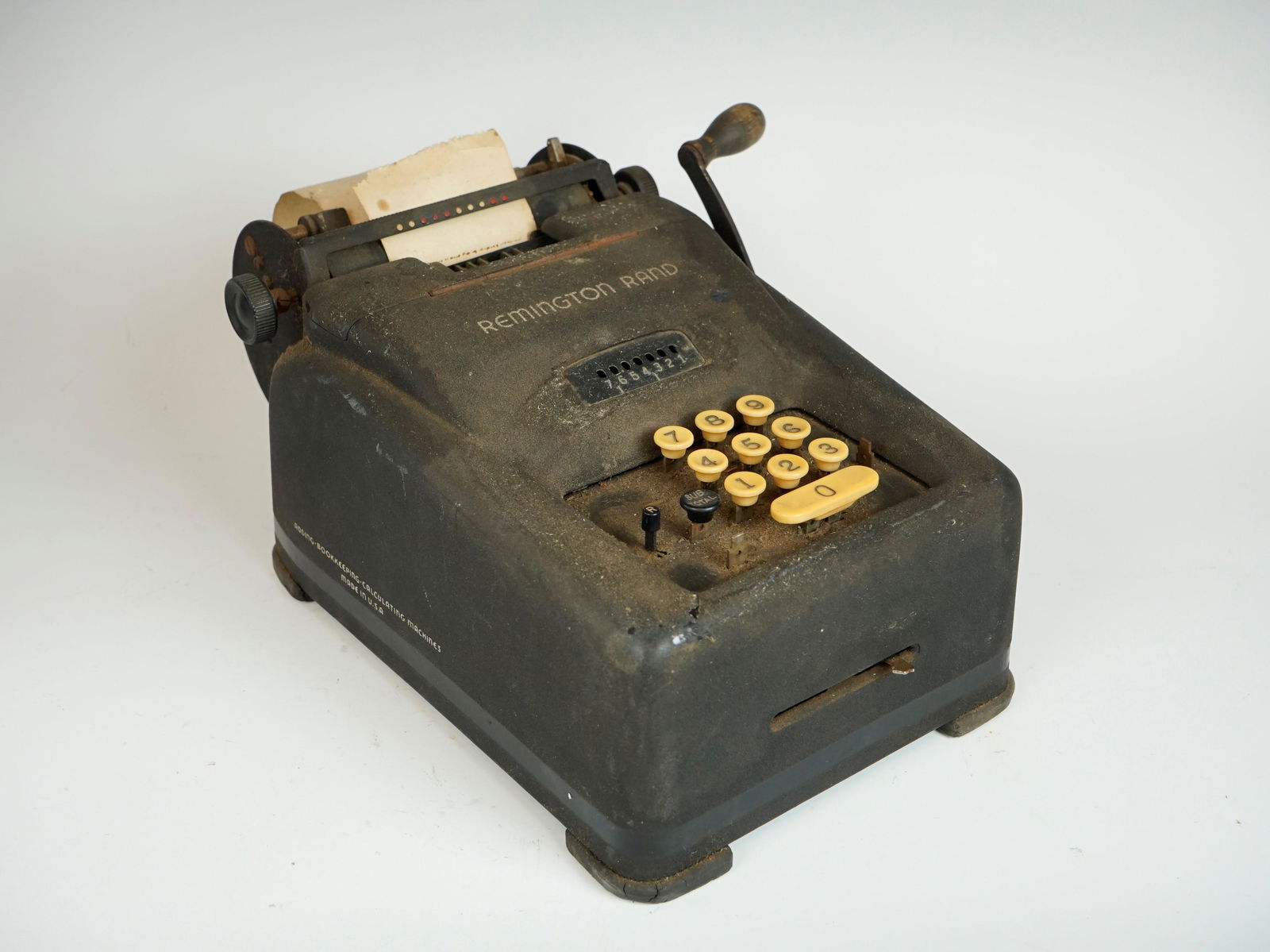Antique Remington Rand Cash Register Adding Machine 1940s (1 of 3)