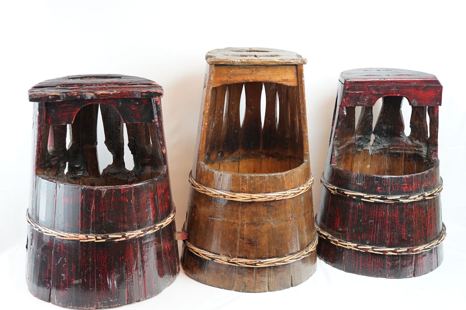 Three Chinese Charcoal Heating Step Stools (1 of 6)