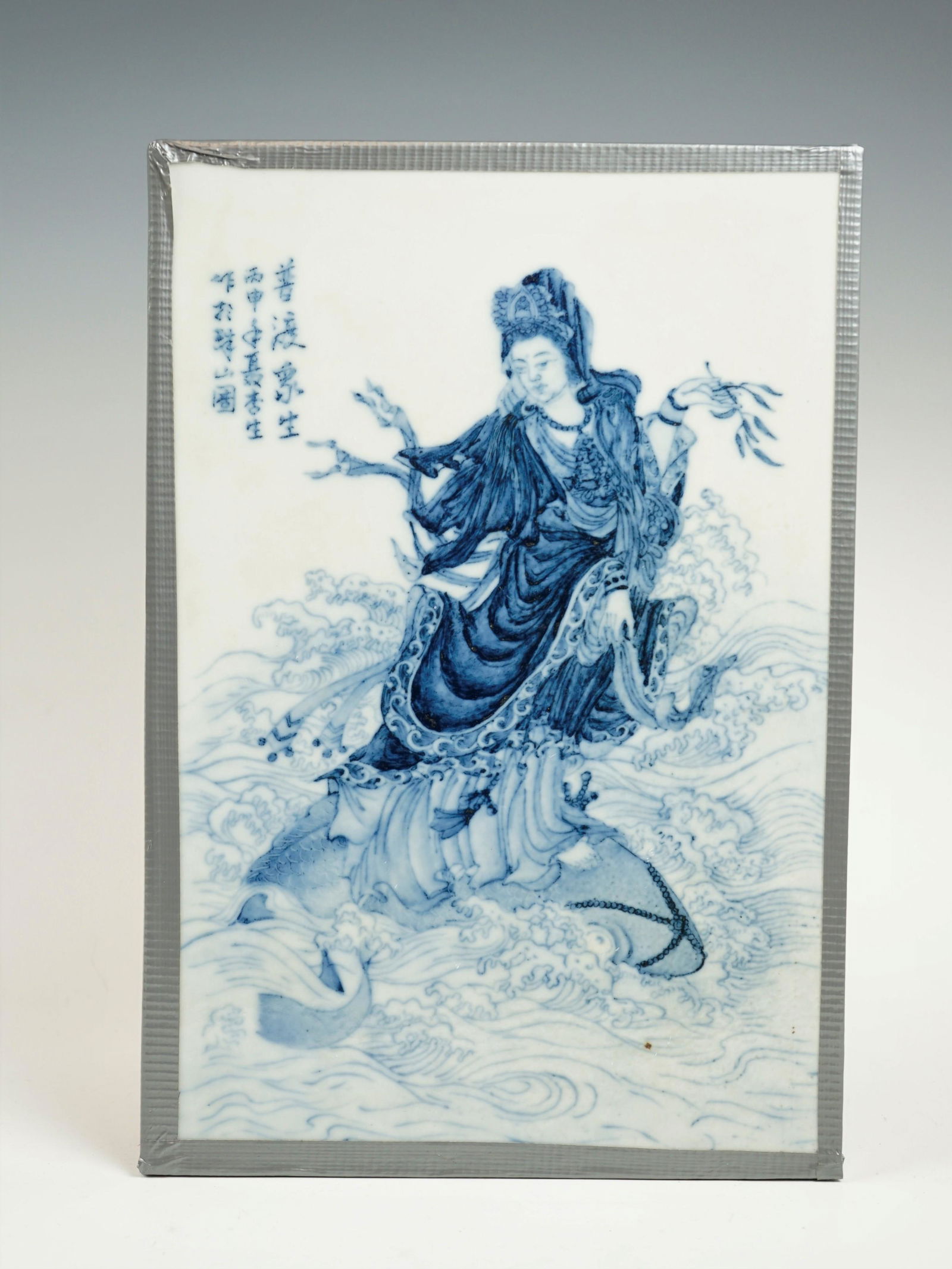 A FAMILLE ROSE PORCELAIN PANEL (1 of 5)