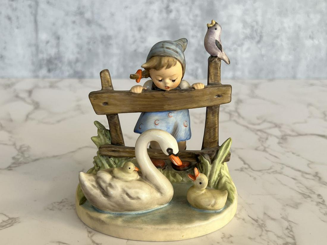 Germany Goebel Hand-painted ceramic Hummel doll (1 of 3)