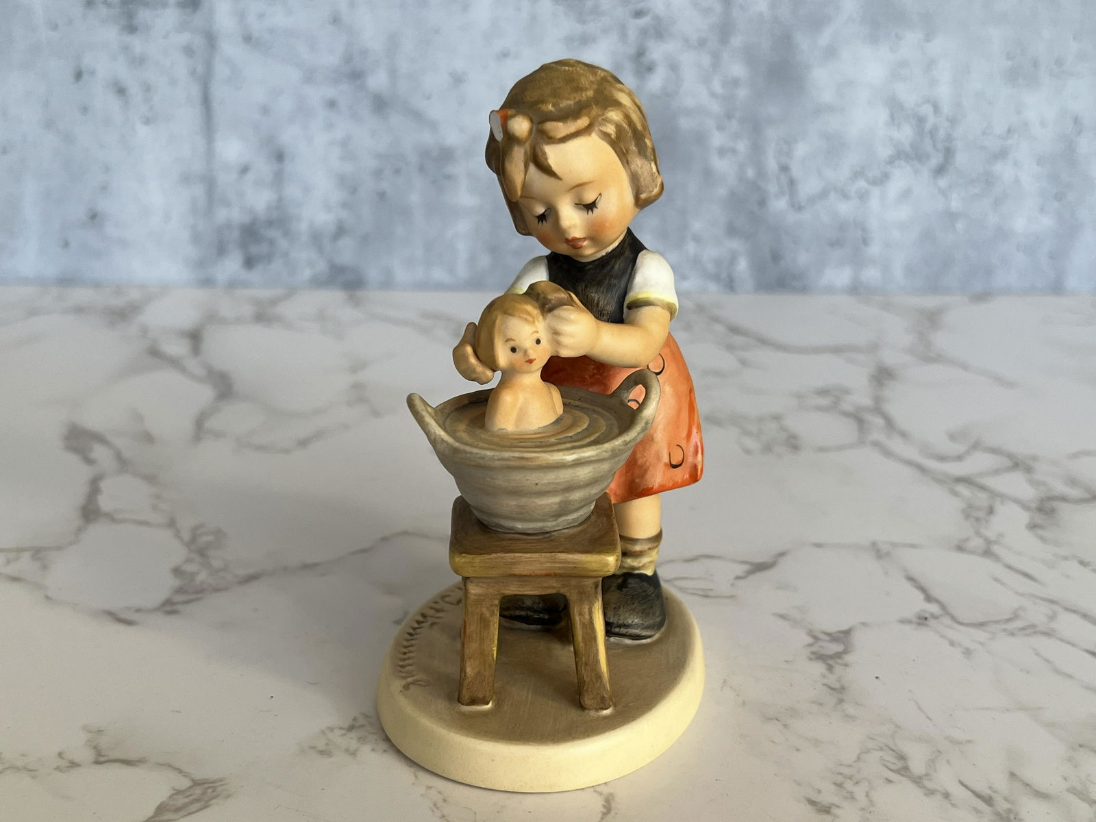 Germany Goebel Hand-painted ceramic Hummel doll (1 of 3)