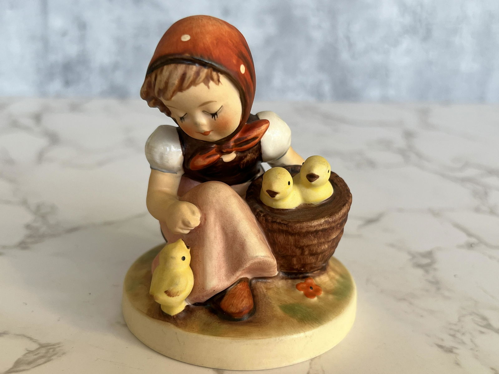 Germany Goebel Hand-painted ceramic Hummel doll (1 of 3)