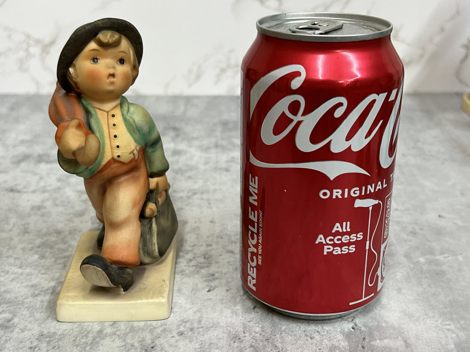 Germany Goebel Hand-painted ceramic Hummel doll (1 of 3)