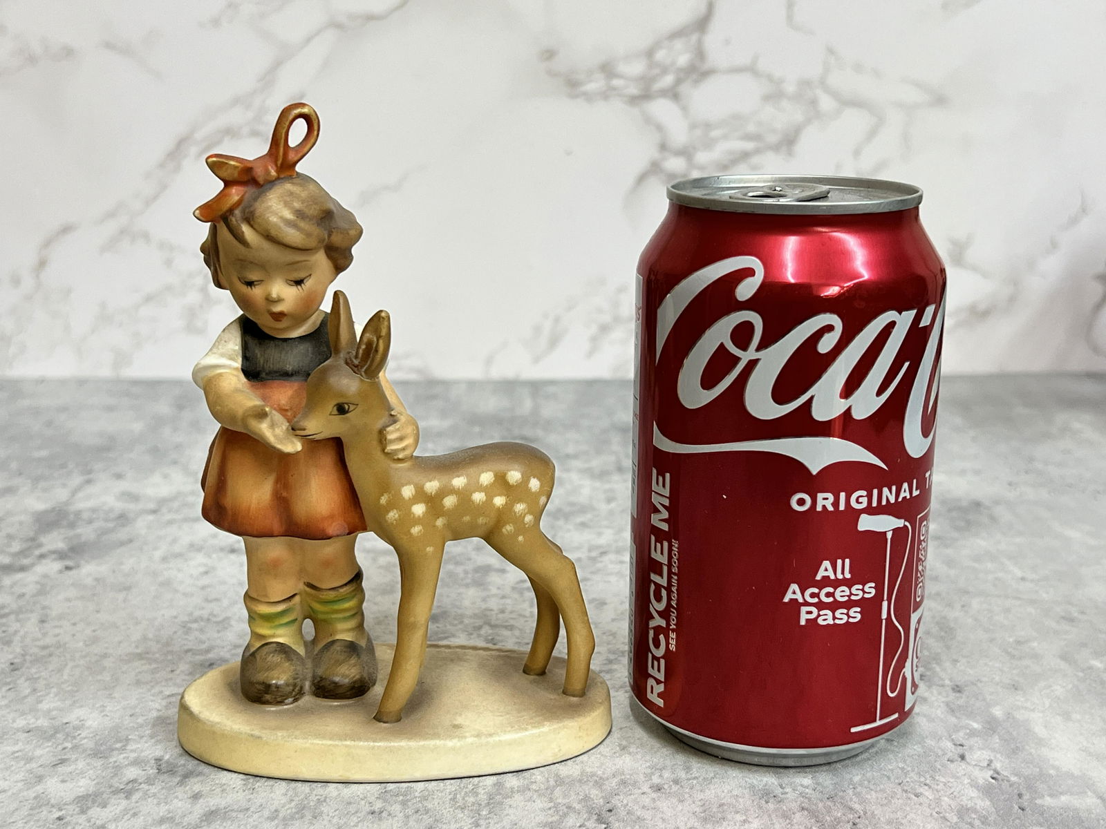 Germany Goebel Hand-painted ceramic Hummel doll (1 of 3)