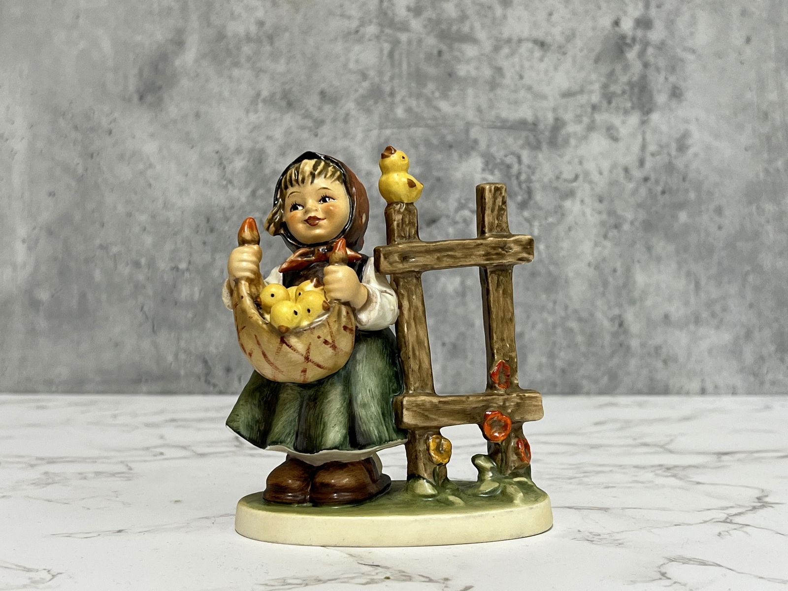 Germany Goebel Hand-painted ceramic Hummel doll (1 of 3)