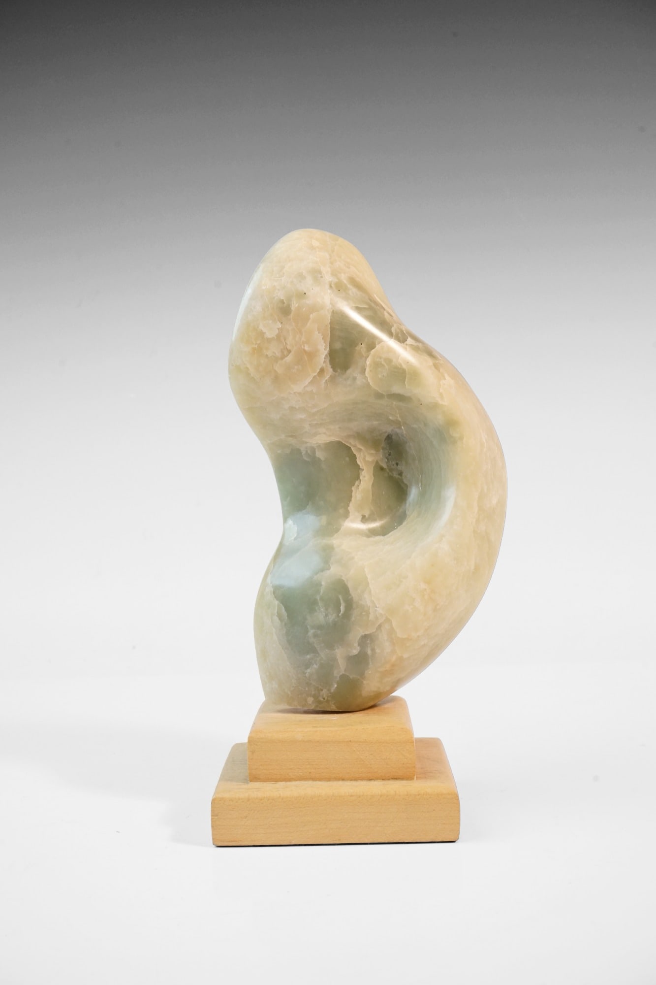 Modernist Exotic Green Marble Sculpture (1 of 6)
