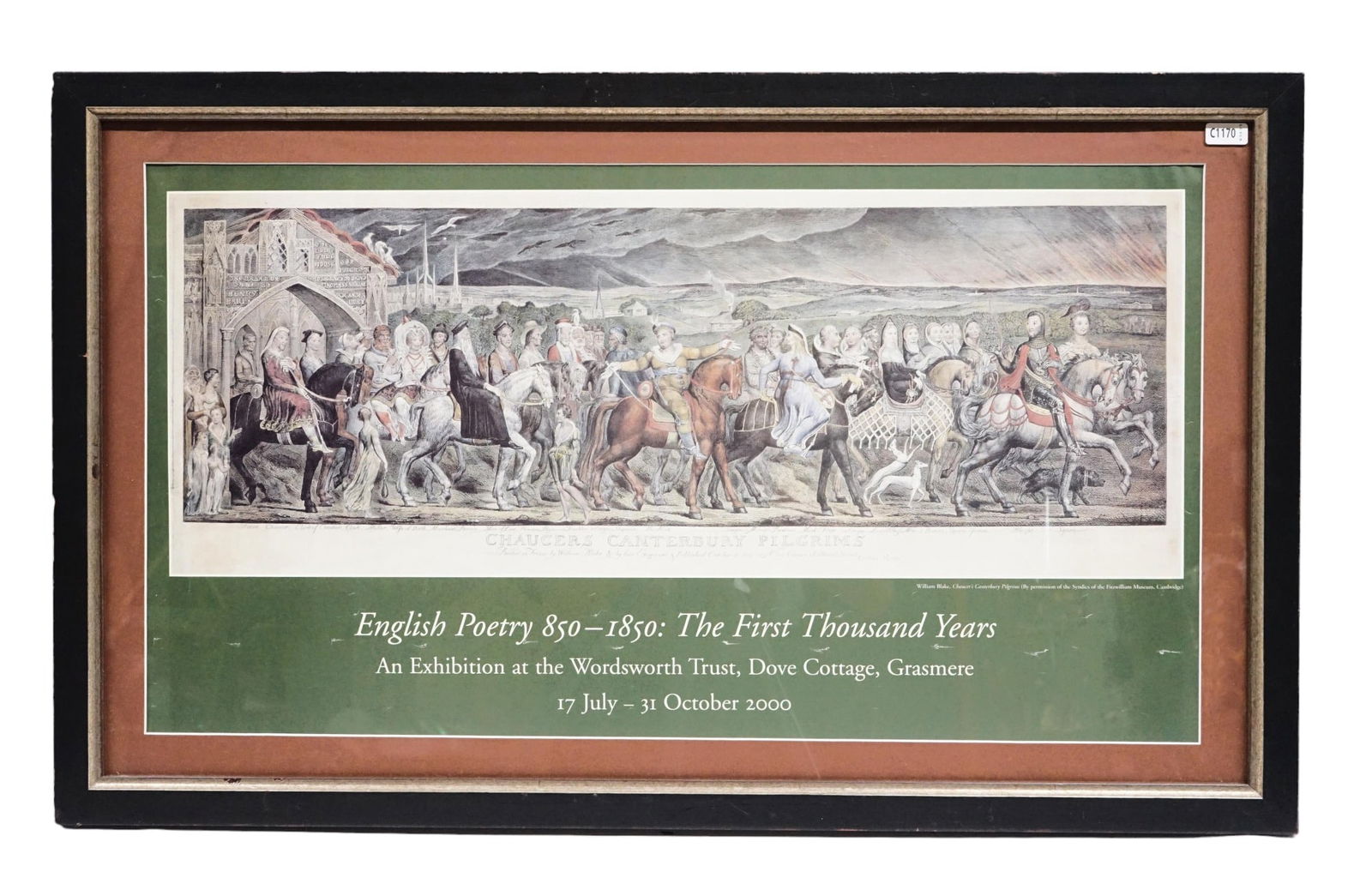 William Blake chaucer's canterbury pilgrims,An Exhibition at the Wordsworth Trust, Dove Cottage,: Shipping: We offer in-house shipping services for most small items. This means that we will take care of packing and shipping the items directly to you. For larger or specialized items, we recommend u