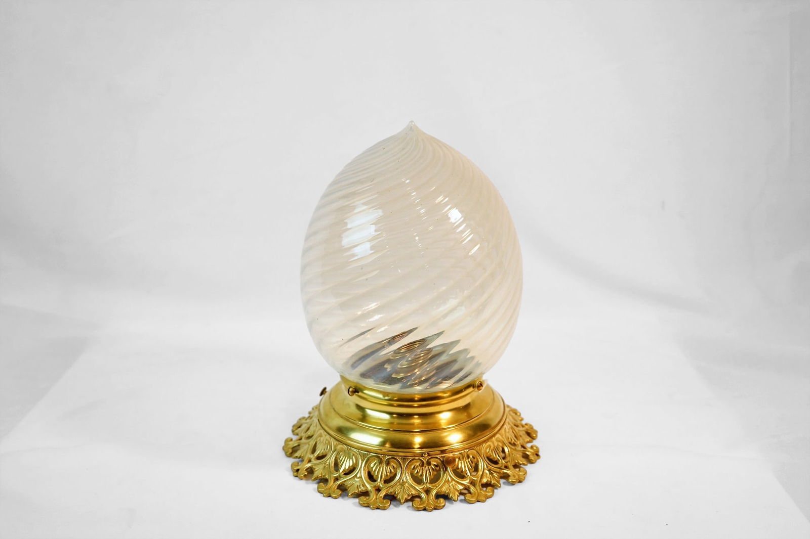 Vintage French Art Protein Glass Wall Lamp (1 of 6)