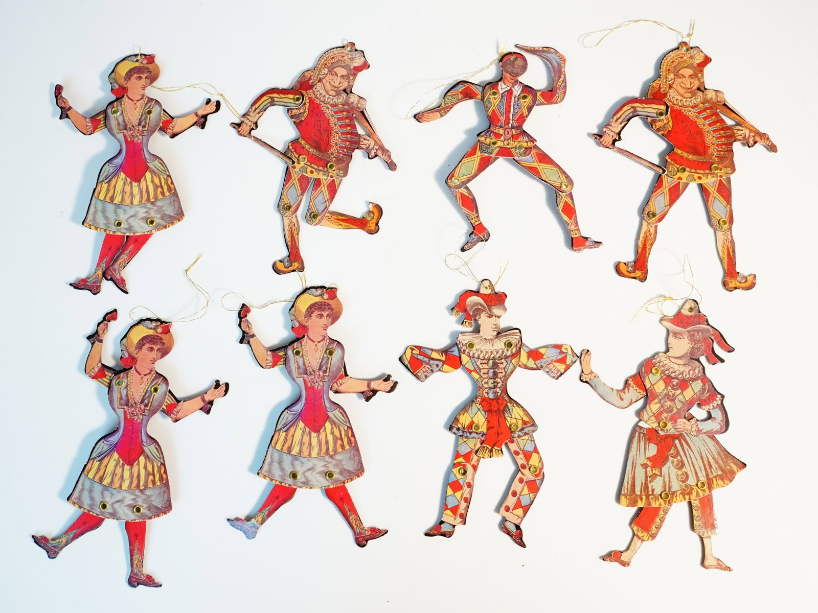 A Set Of Shadow Puppet Characters Made In Taiwan,20Th C: Approximate size:Height 4.5in Shipping: We offer in-house shipping services for most small items. This means that we will take care of packing and shipping the items directly to you. For larger or spe
