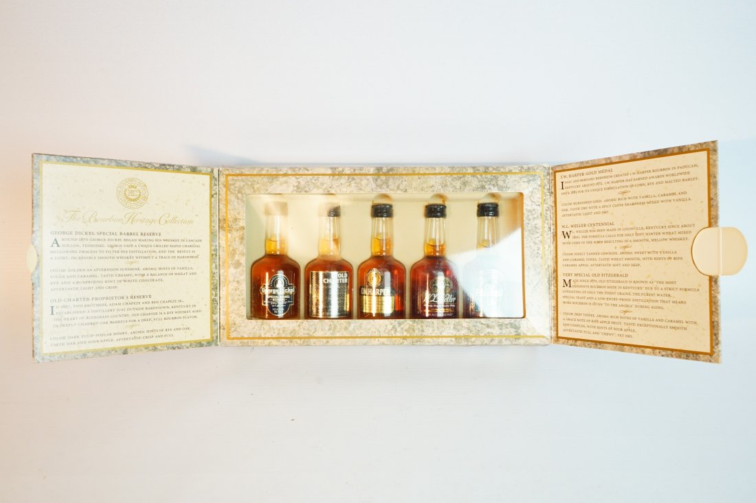 The bourbon heritage collection  bottles,20th c (1 of 3)