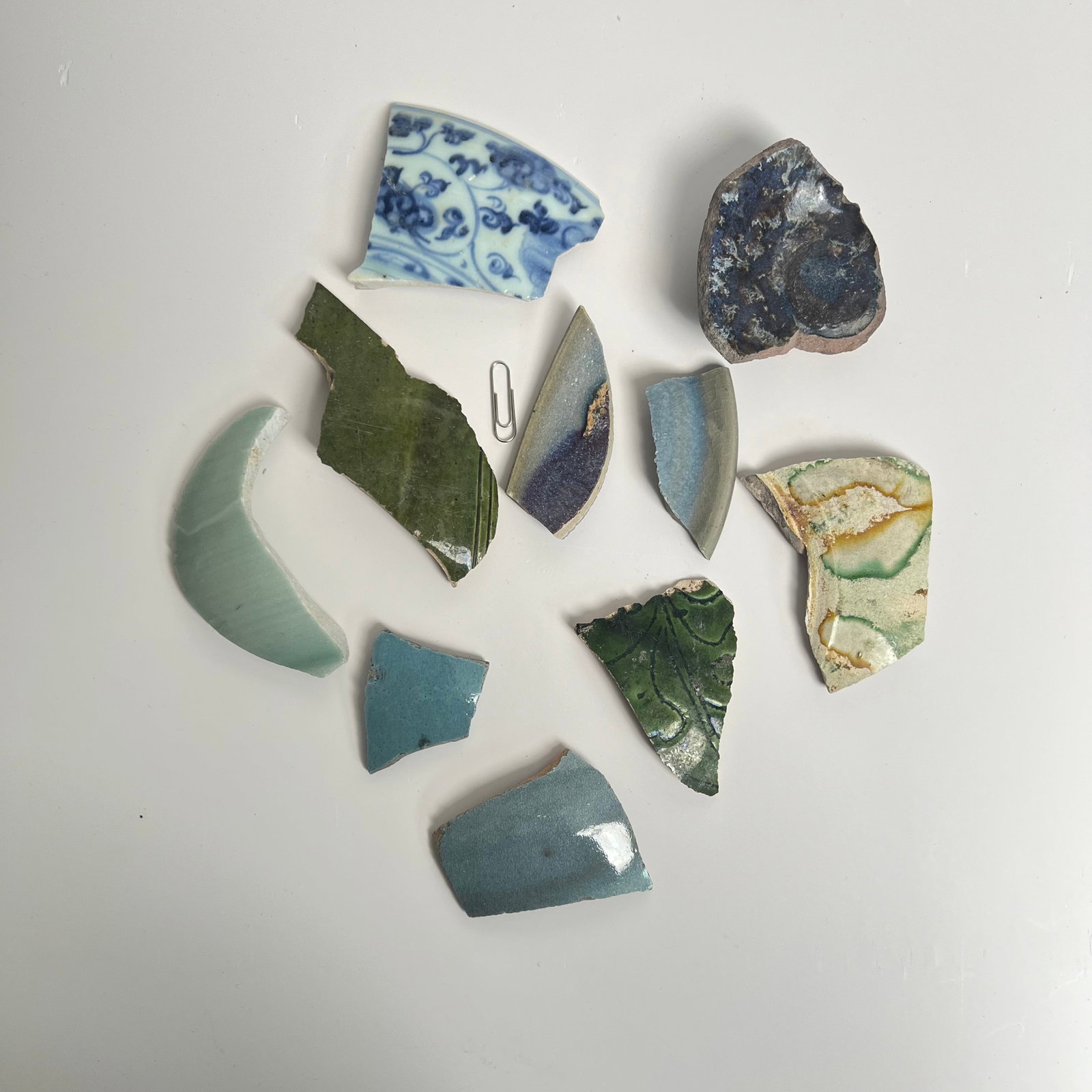 Chinese Porcelain Shards, Song and Ming Dynasty: Shipping: We offer in-house shipping services for most small items. This means that we will take care of packing and shipping the items directly to you. For larger or specialized items, we recommend u