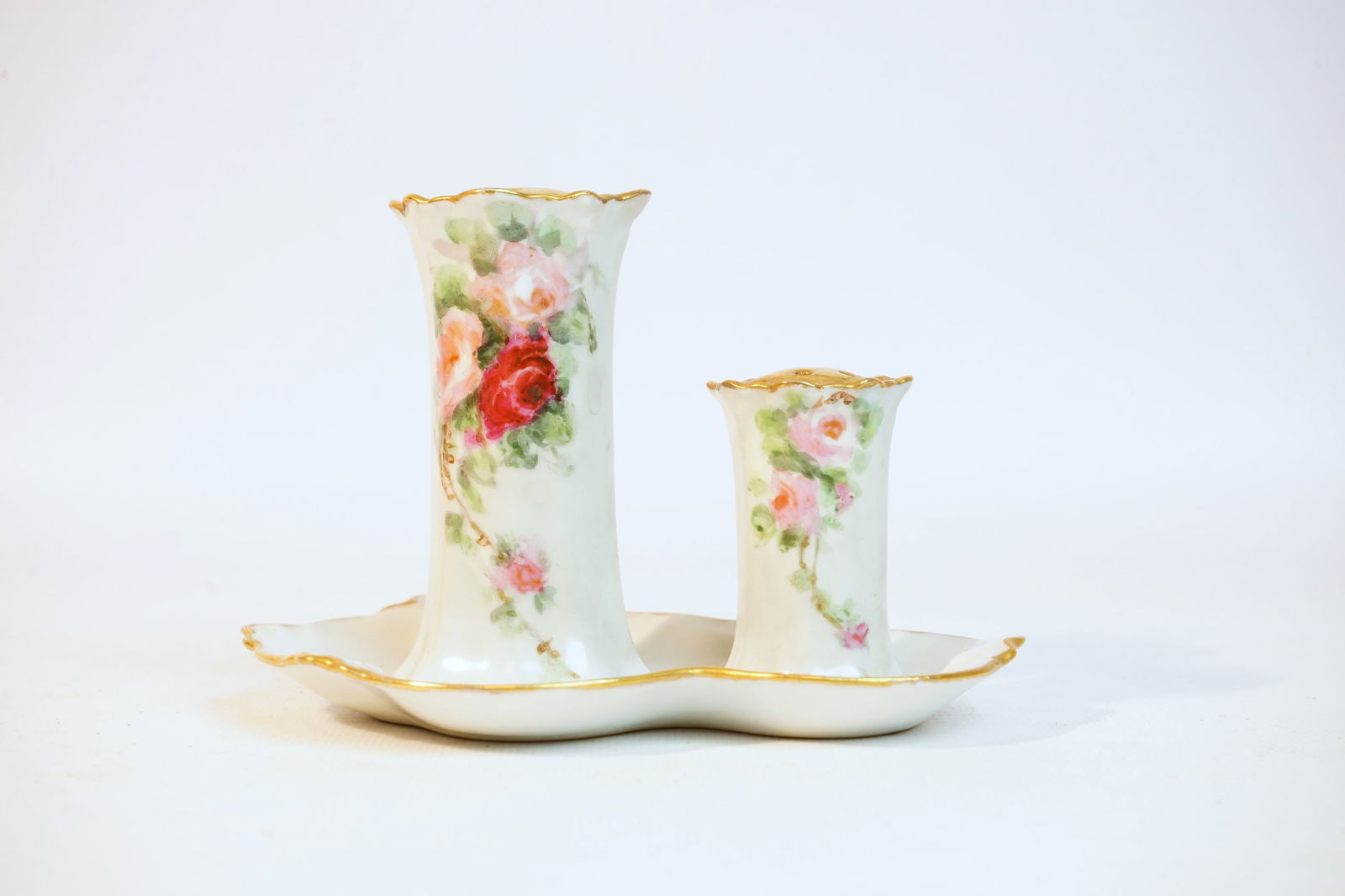 M Z Austria Porcelain Hat Pin Holder,20th c: Approximate size:3.75x5.5x4in Shipping: We offer in-house shipping services for most small items. This means that we will take care of packing and shipping the items directly to you. For larger or spe